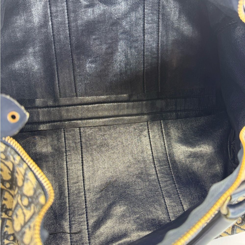 VINTAGE CHRISTIAN DIOR TROTTER BOSTON WEEKENDER BAG - Picture 9 of 14